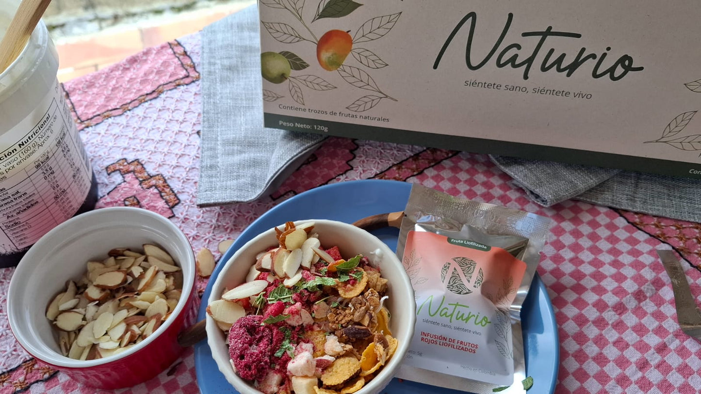 Cajas de infusiones liofilizadas