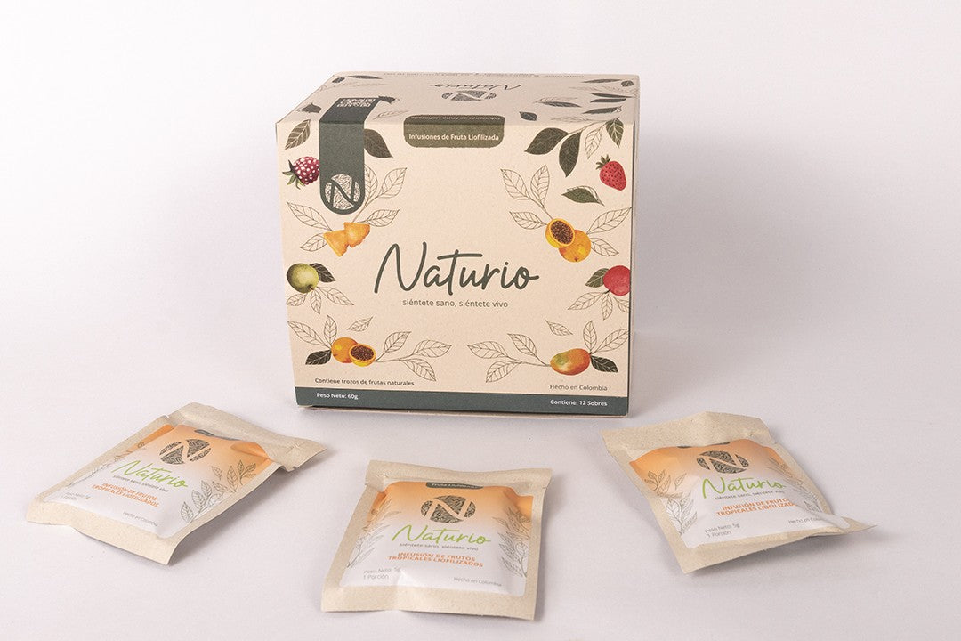 Cajas de infusiones liofilizadas